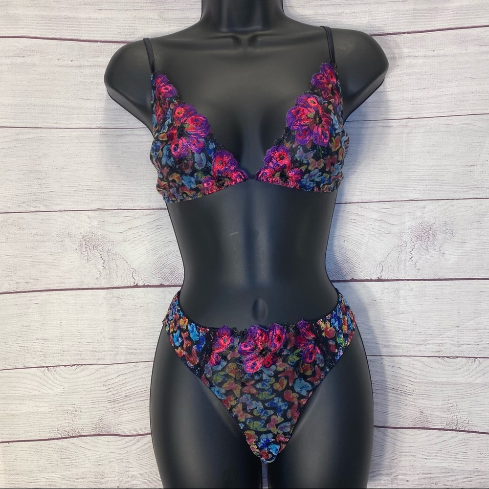 SAVAGE X FENTY Floral Unlined Bralette Set